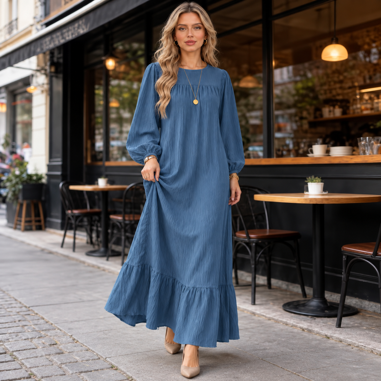 Vestido Verde Oliva — Elegancia y Comodidad