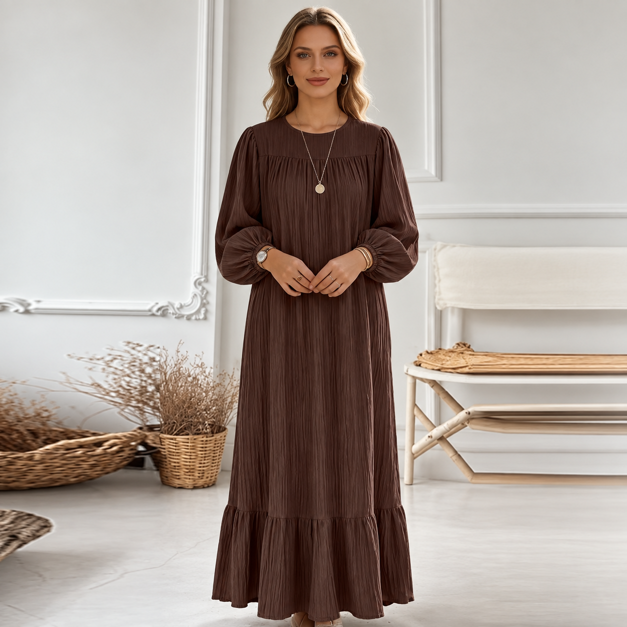 Vestido Verde Oliva — Elegancia y Comodidad