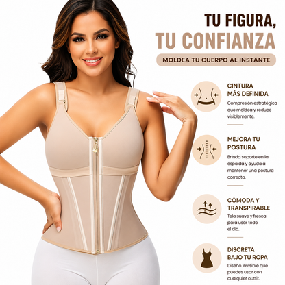 Faja Corsé Chaleco con Brasier Moldeador 360°