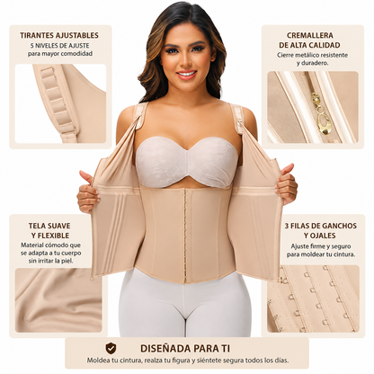 Faja Corsé Chaleco con Brasier Moldeador 360°