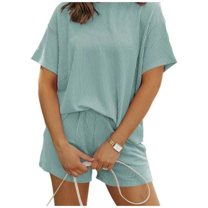 conjunto de camiseta manga corta